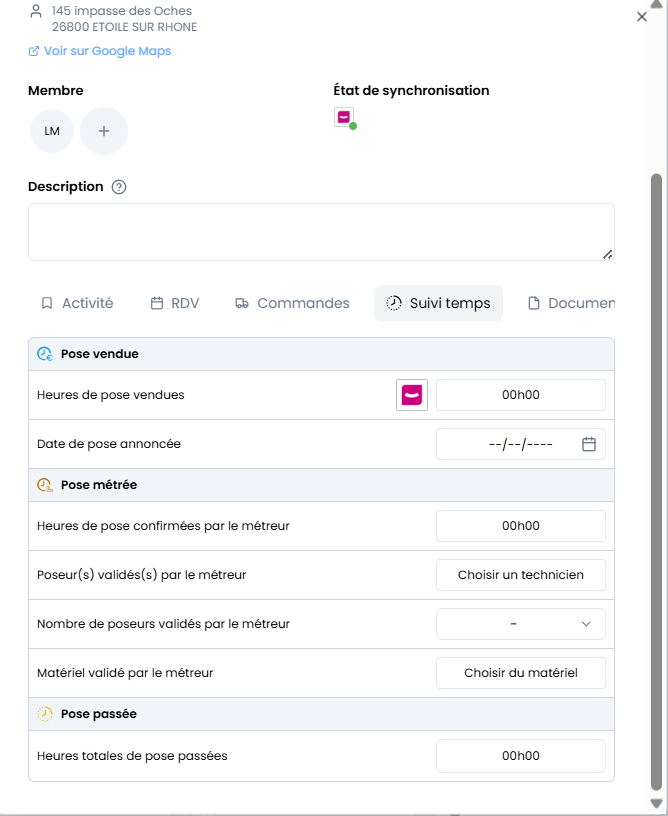 Guide dutilisation du métreur 2